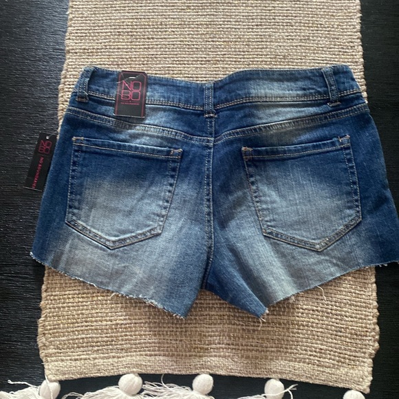 NOBO crochet front denim shorts - Picture 2 of 6